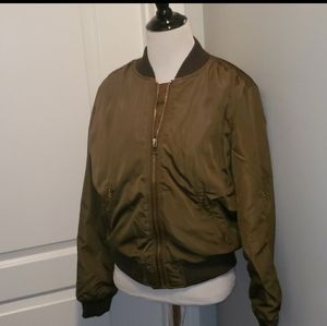 Bomber Jacket Green Medium